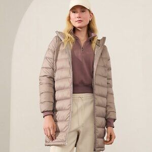Athleta Aire Puffer Parka Large Tall - Excellent